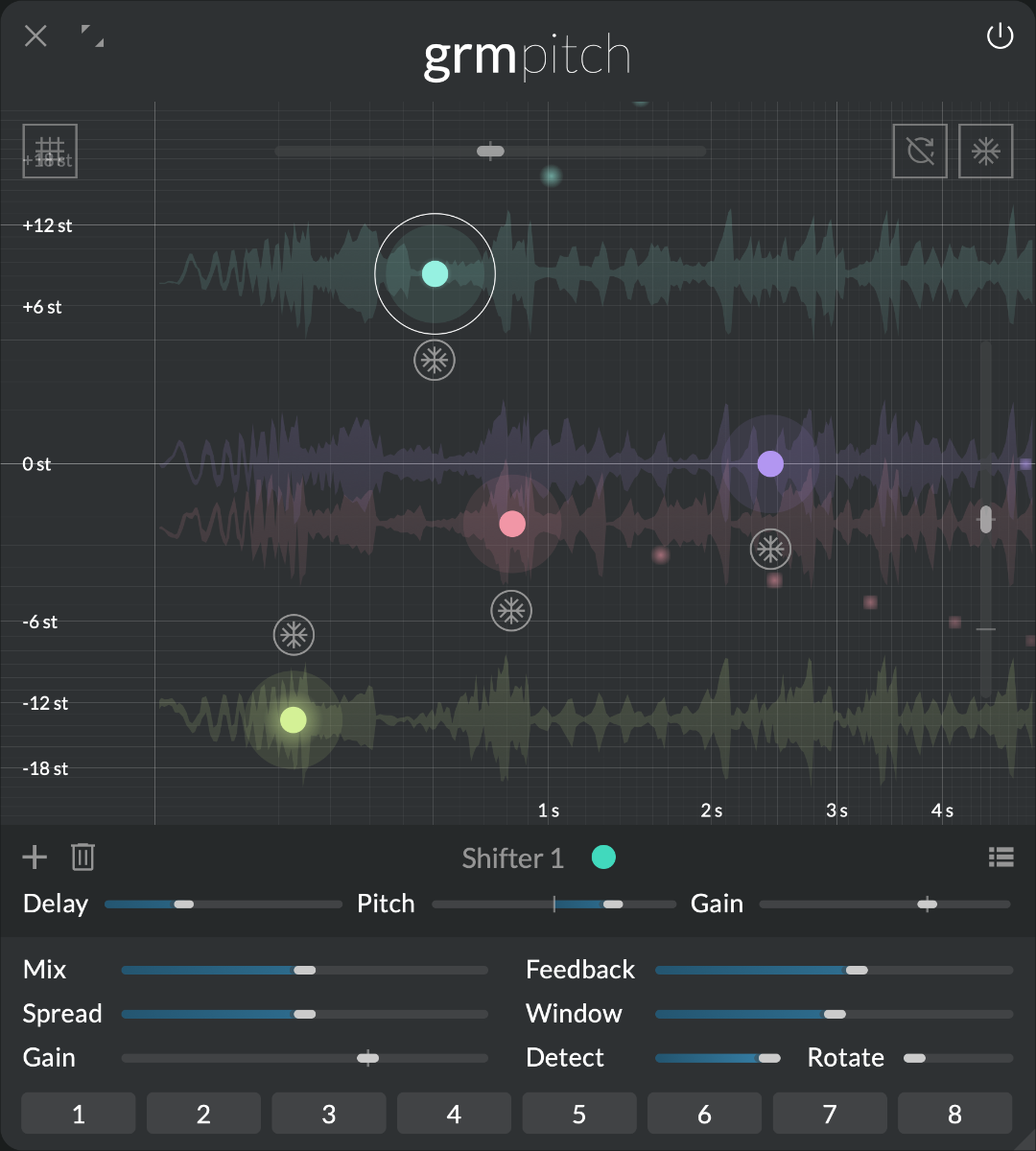 Illustration of the grm Pitch module 